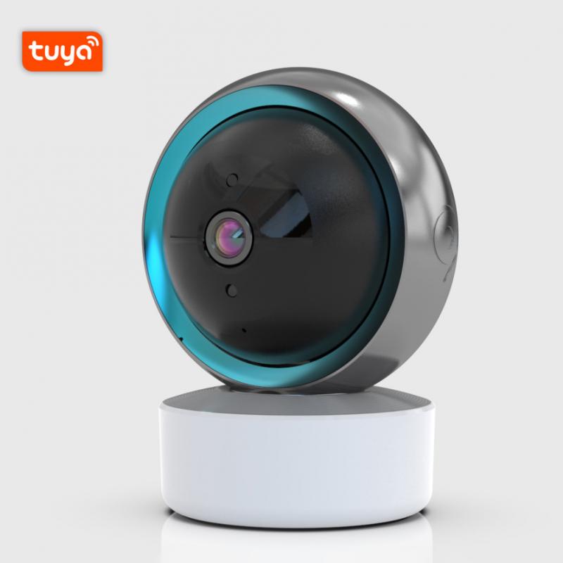 Tuya Wifi Ʈ Ȩ  ī޶ 1080P Ǯ HD 360  ĳ   ī޶ Alexa Google Assistant